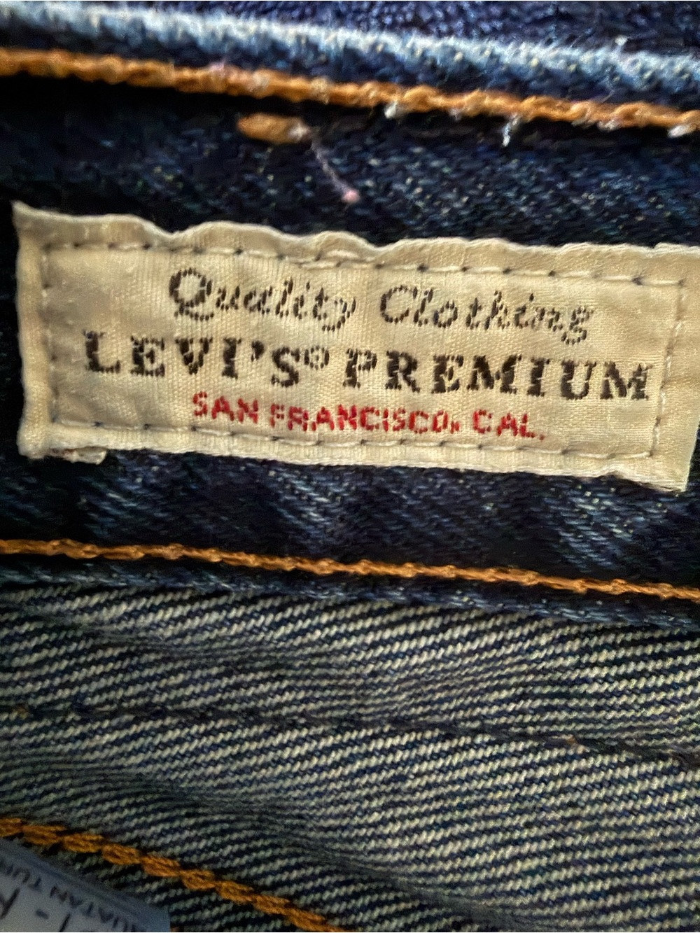 Levi's 501 Big E button fly Women’s Blue Denim Jeans - Classic Straight Fit - Picture 8 of 10